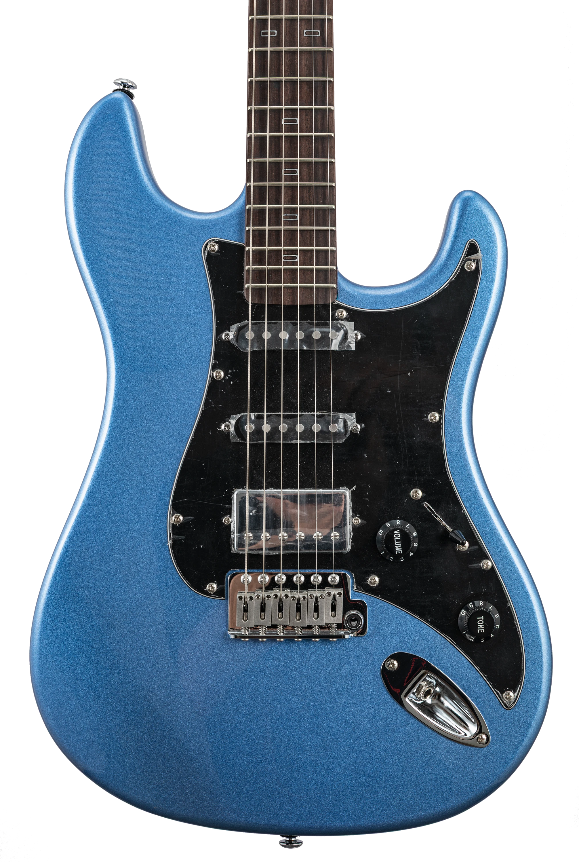 PJD Guitars Origin Woodford HSS Pelham Blue RW