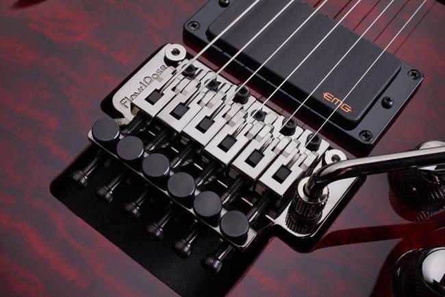 Schecter Hellraiser C-1 FR black cherry VORFÜHRMODELL