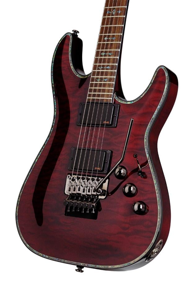 Schecter Hellraiser C-1 FR black cherry VORFÜHRMODELL
