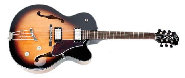Höfner Blue Tone Super-Luxe-E2 sunburst