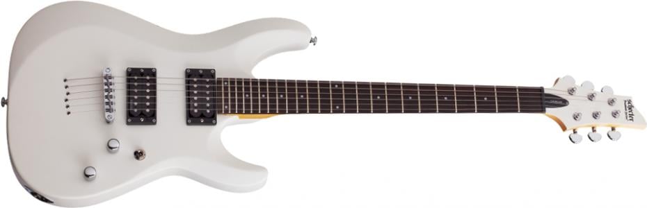 Schecter C-6 Deluxe satin white