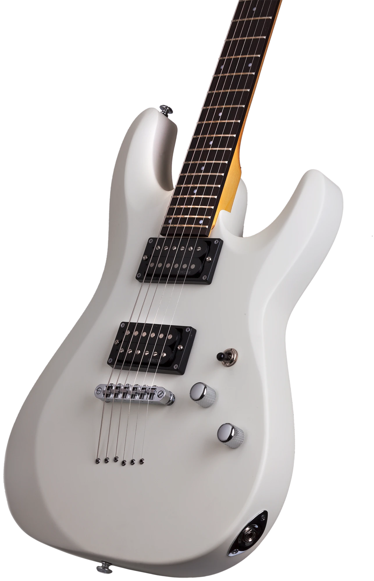 Schecter C-6 Deluxe satin white