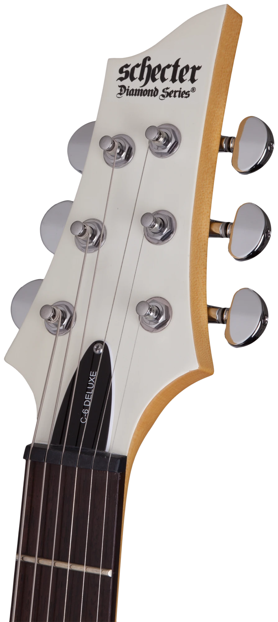 Schecter C-6 Deluxe satin white