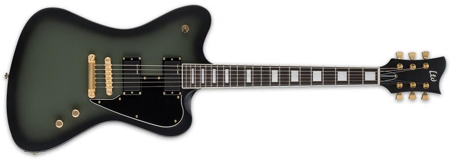 LTD by ESP Sparrowhawk Bill Kelliher military green sunburst B-Ware