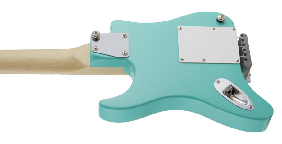 Traveler Travelcaster Deluxe Surf Green with Deluxe GigBag