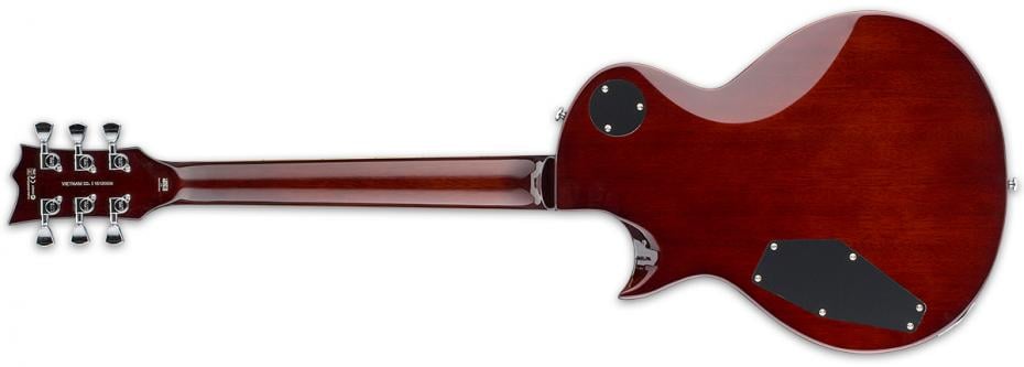 LTD by ESP EC-256FM Dark Brown Sunburst
