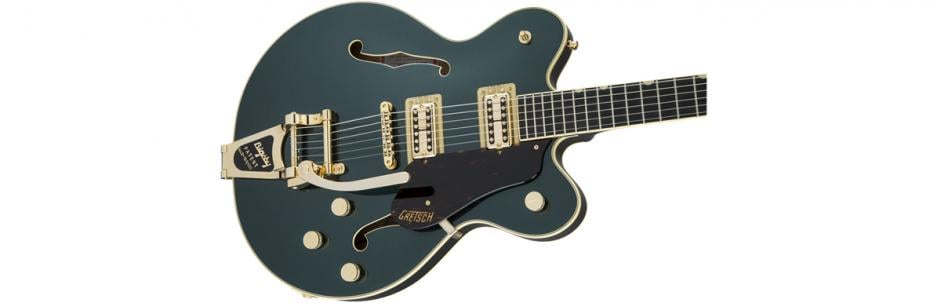 Gretsch G6609TG Players Edition Broadcaster Center Block Cadillac Green B-Stock