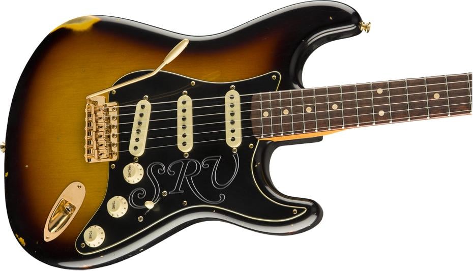 Fender Stevie Ray Vaughan Signature Stratocaster Relic Rosewood Fingerboard Faded 3-Color Sunburst