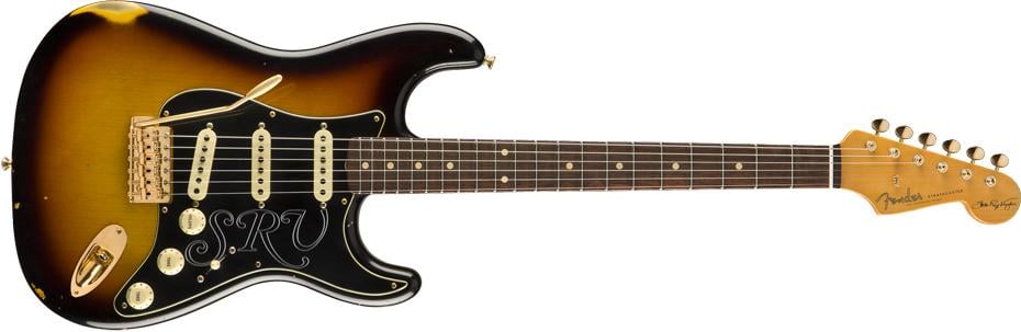 Fender Stevie Ray Vaughan Signature Stratocaster Relic Rosewood Fingerboard Faded 3-Color Sunburst
