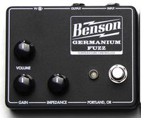 Benson Germanium Fuzz Temperature Controlled Black