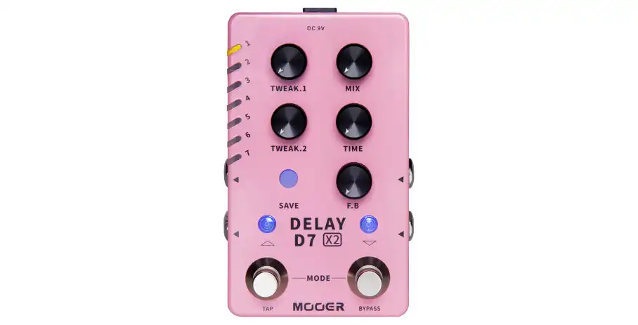 Mooer D7 X2 Delay Multi-Delay