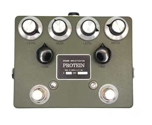 Browne Amplification The Protein V3 Dual Overdrive GREEN