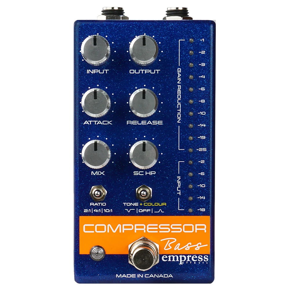 Empress Bass Compressor blue sparkle