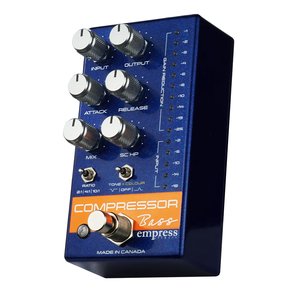 Empress Bass Compressor blue sparkle