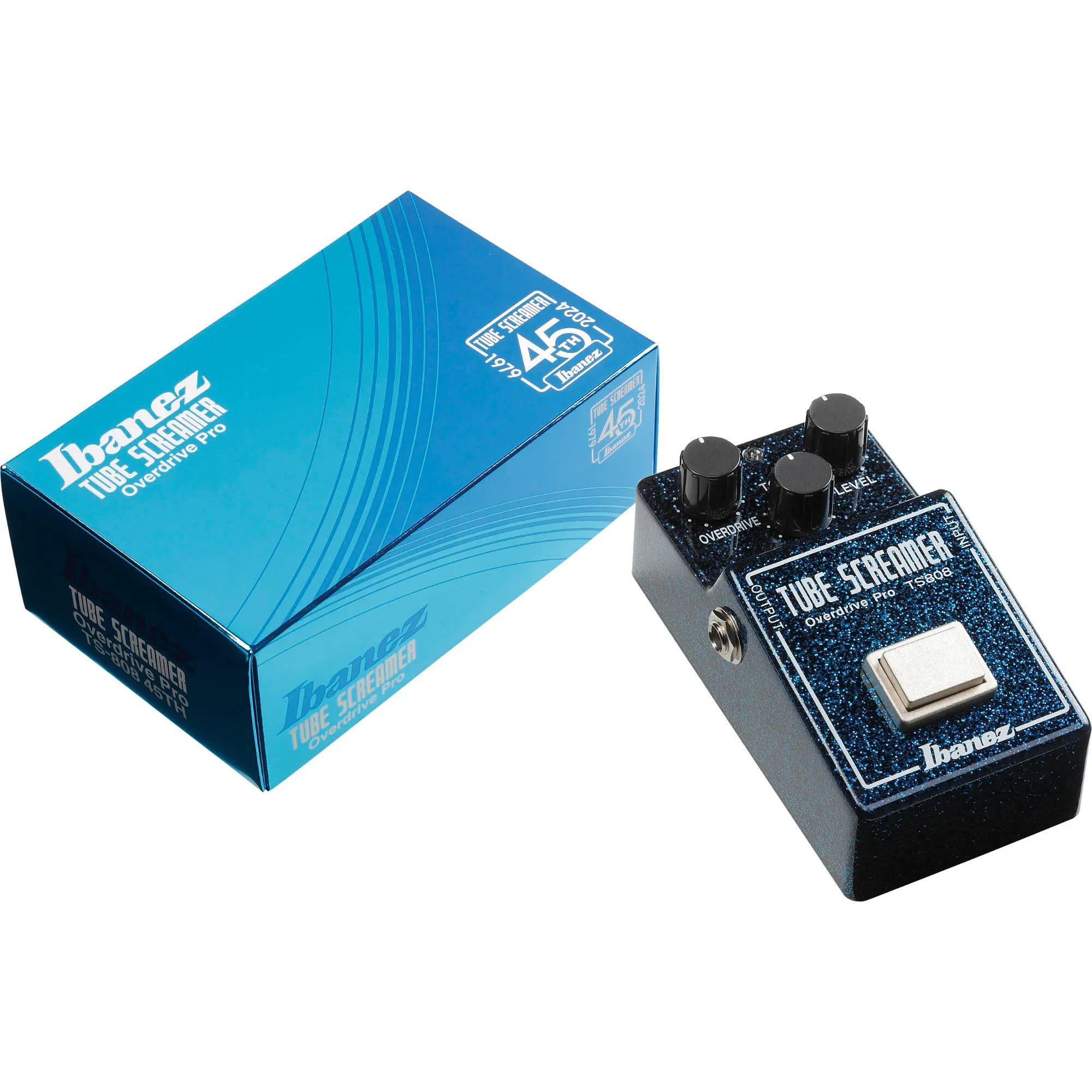 Ibanez Pedal TS-808 45th Anni. Sapphire Blue Sparkle Tube Screamer
