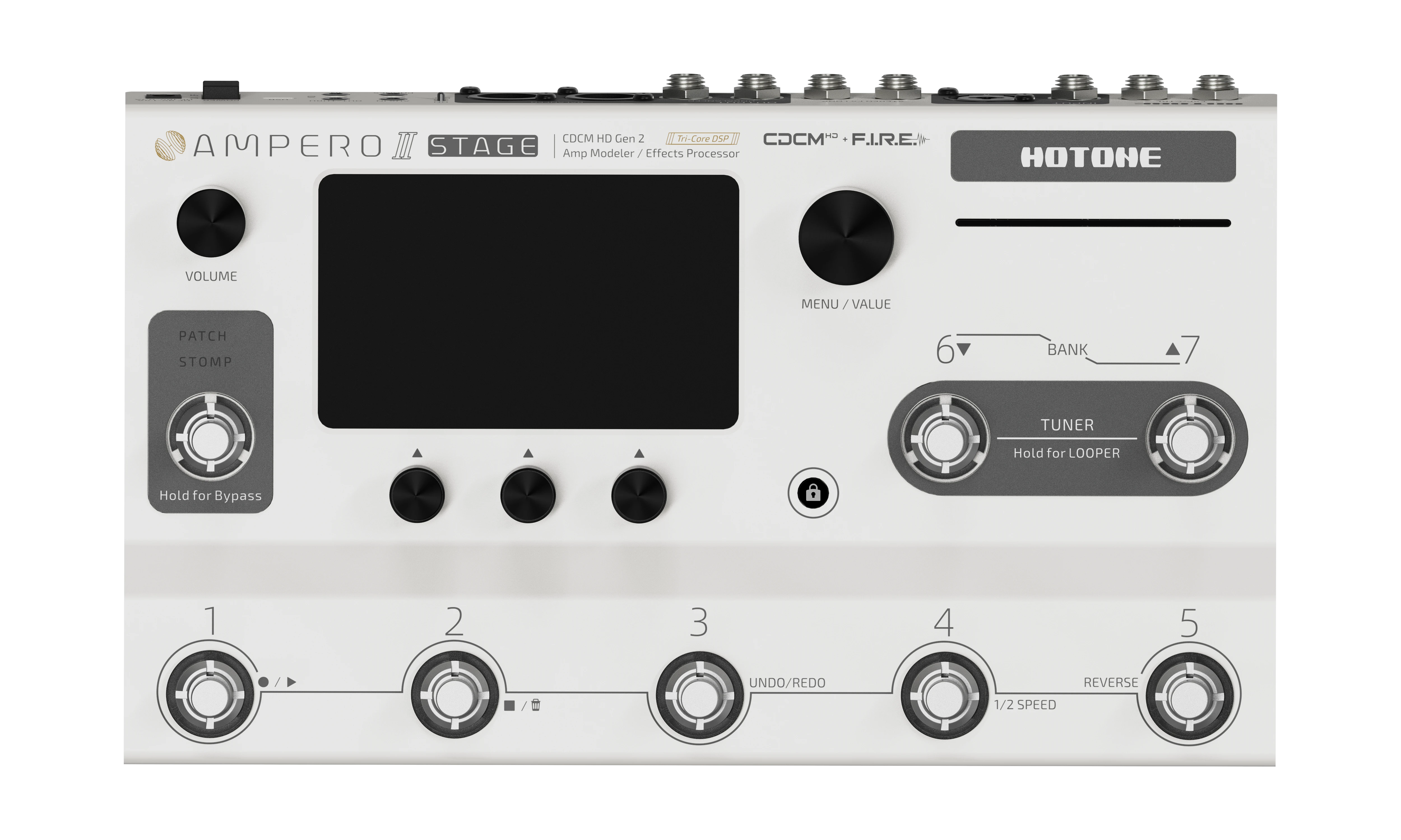 Hotone Ampero II Stage white