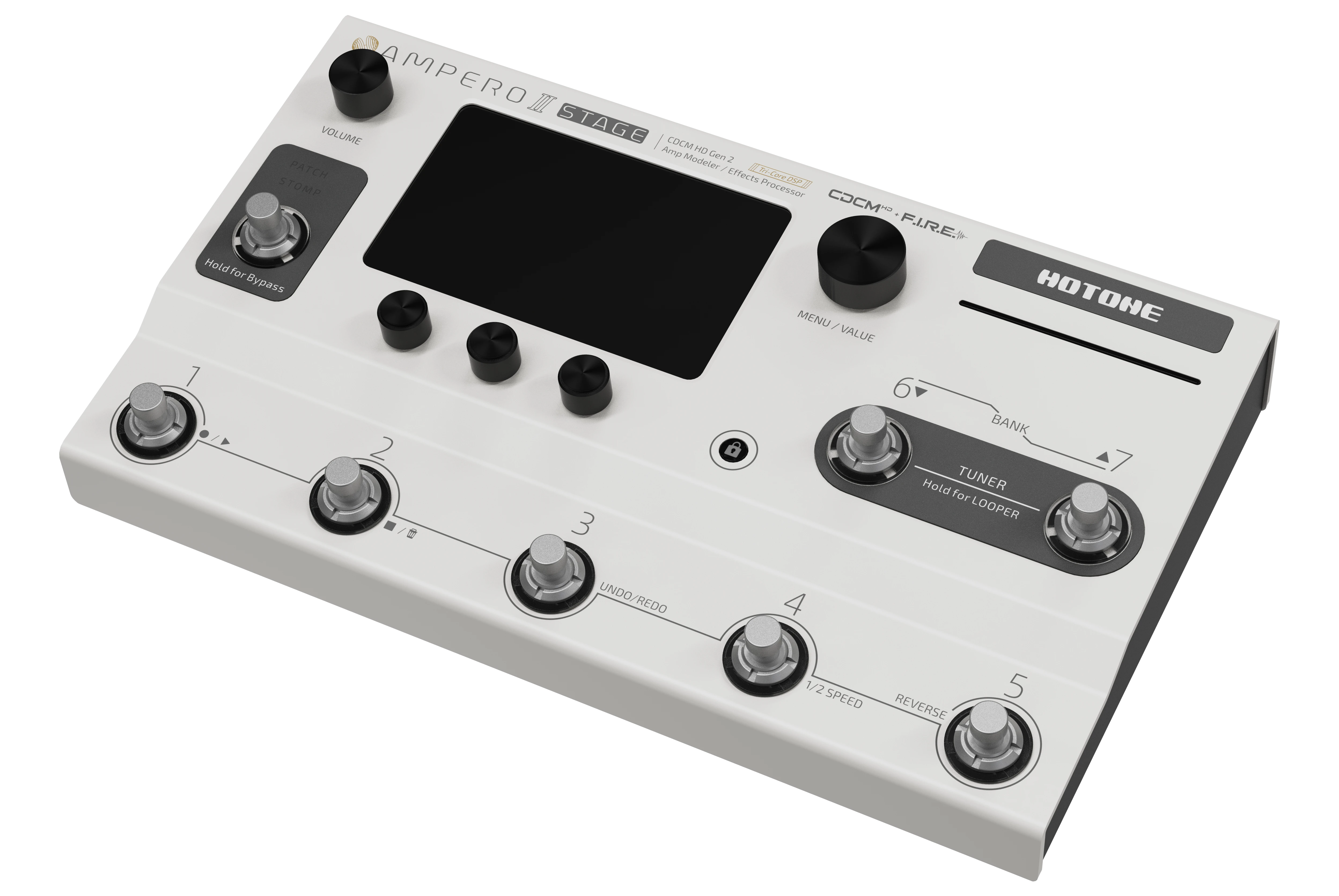 Hotone Ampero II Stage white