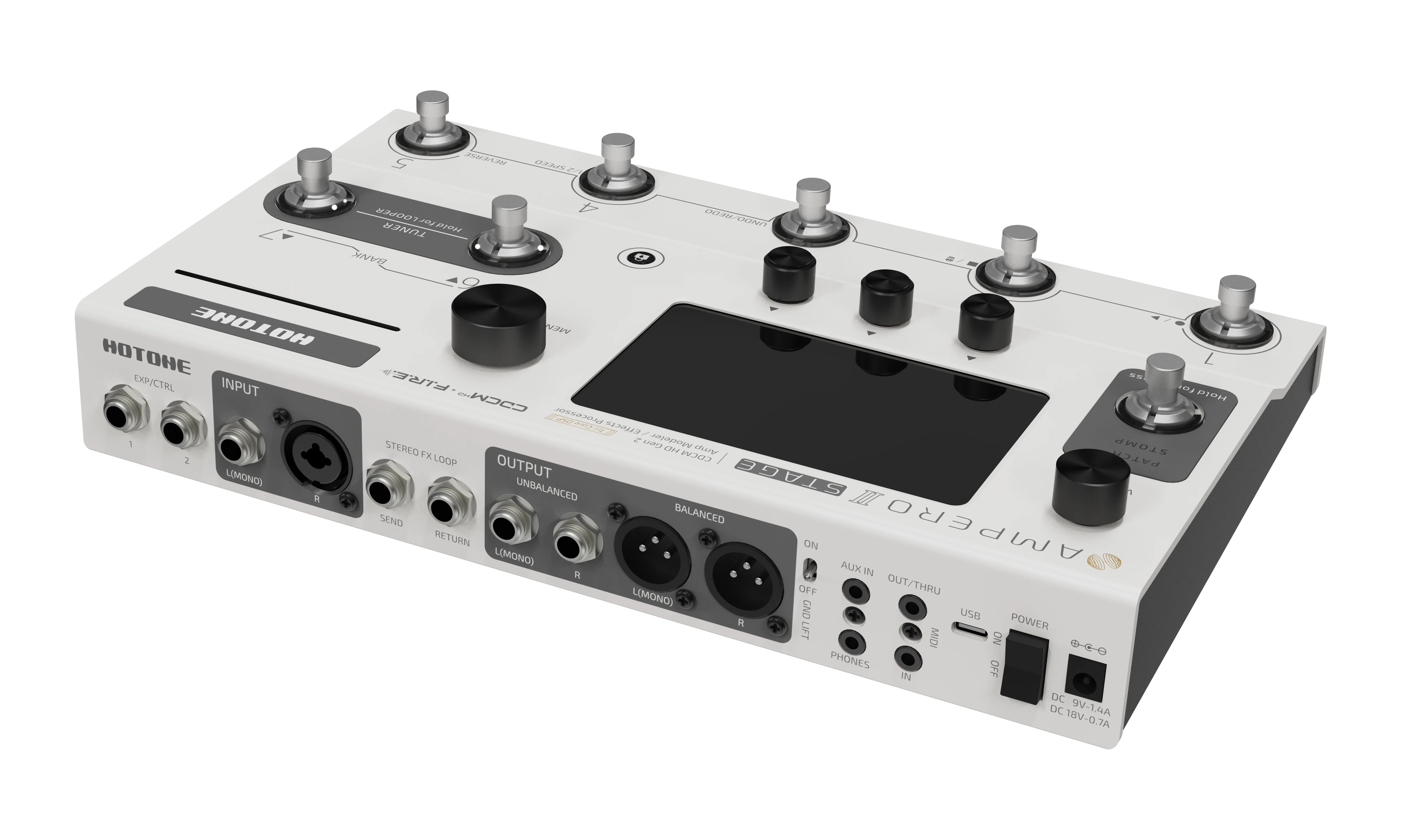 Hotone Ampero II Stage white