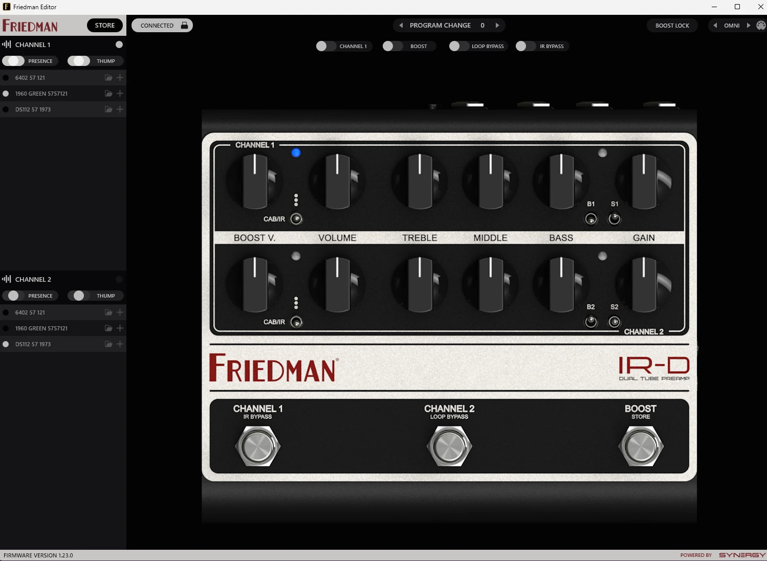 Friedman Pedal IR-D Preamp B-Stock
