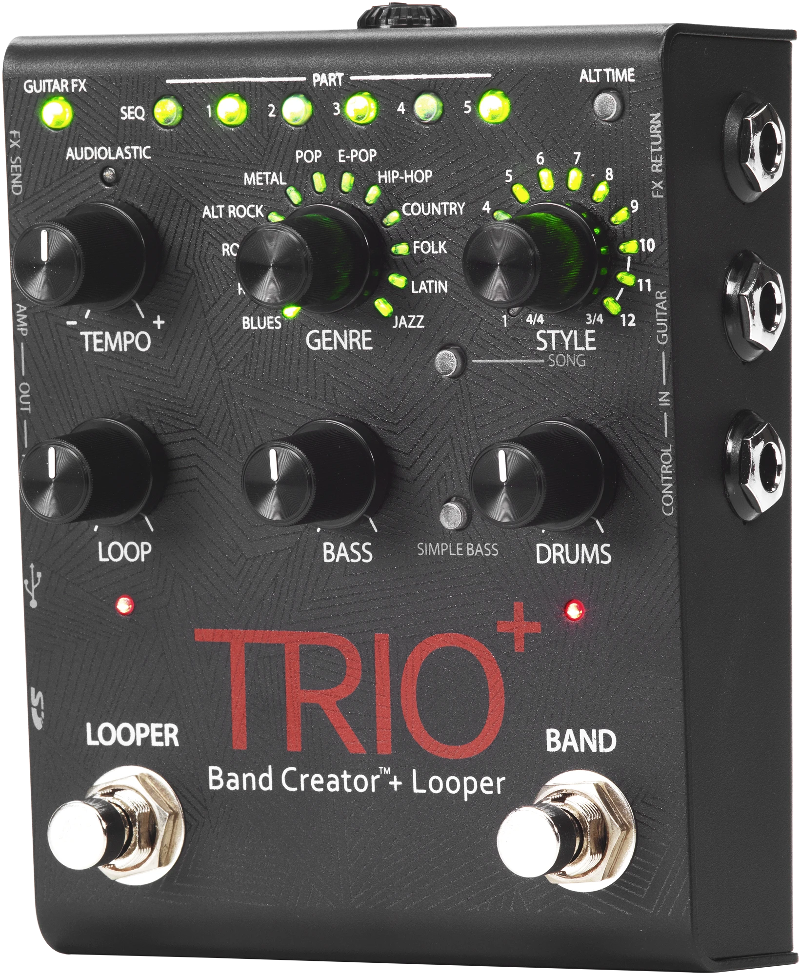 Digitech Trio+ Band Generator/Looper Bundle