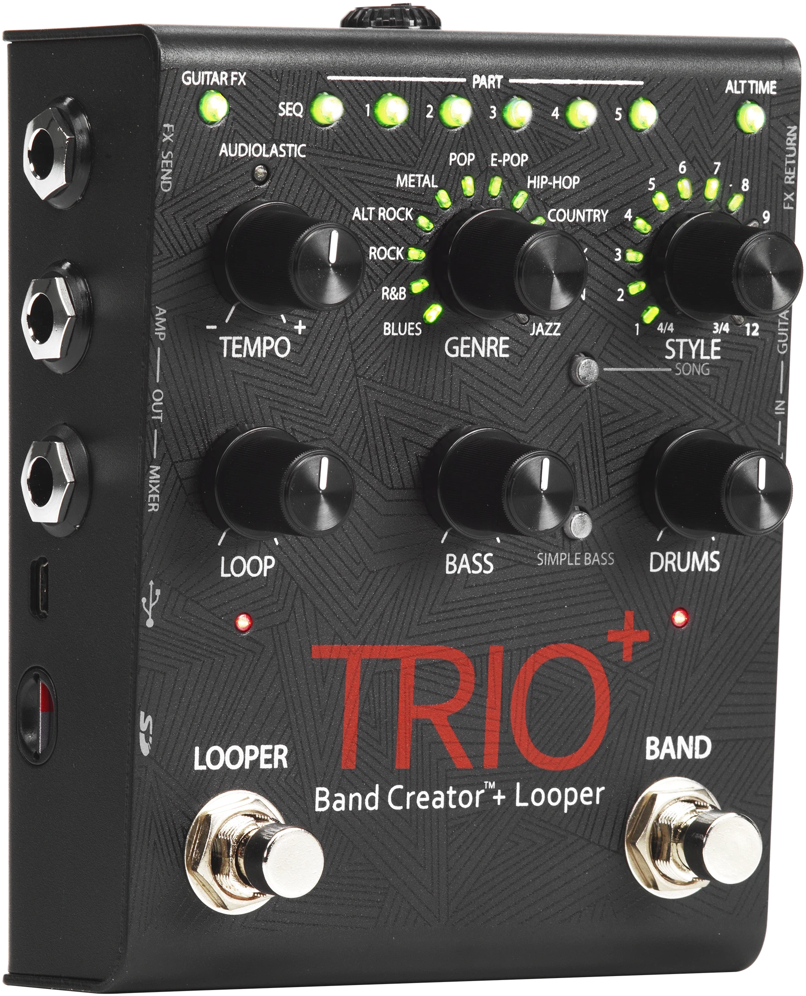 Digitech Trio+ Band Generator/Looper Bundle