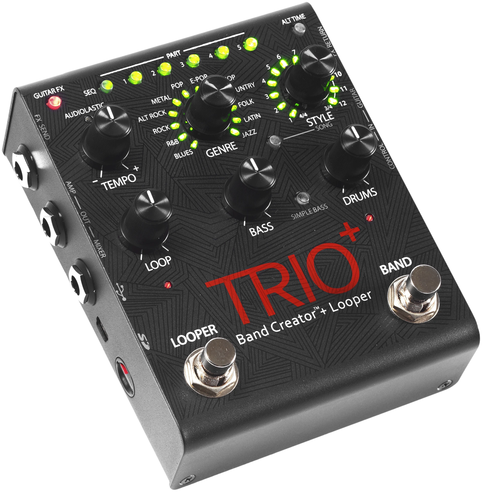 Digitech Trio+ Band Generator/Looper Bundle