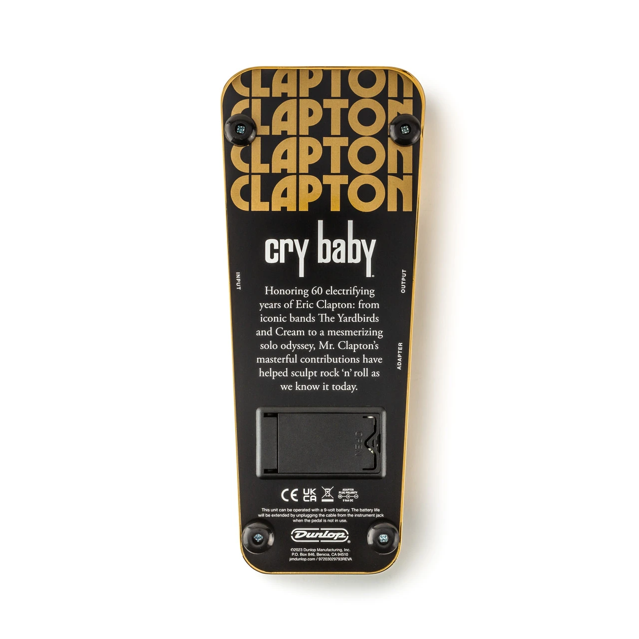Dunlop Cry Baby EC95 ERIC CLAPTON CRY BABY WAH Limited