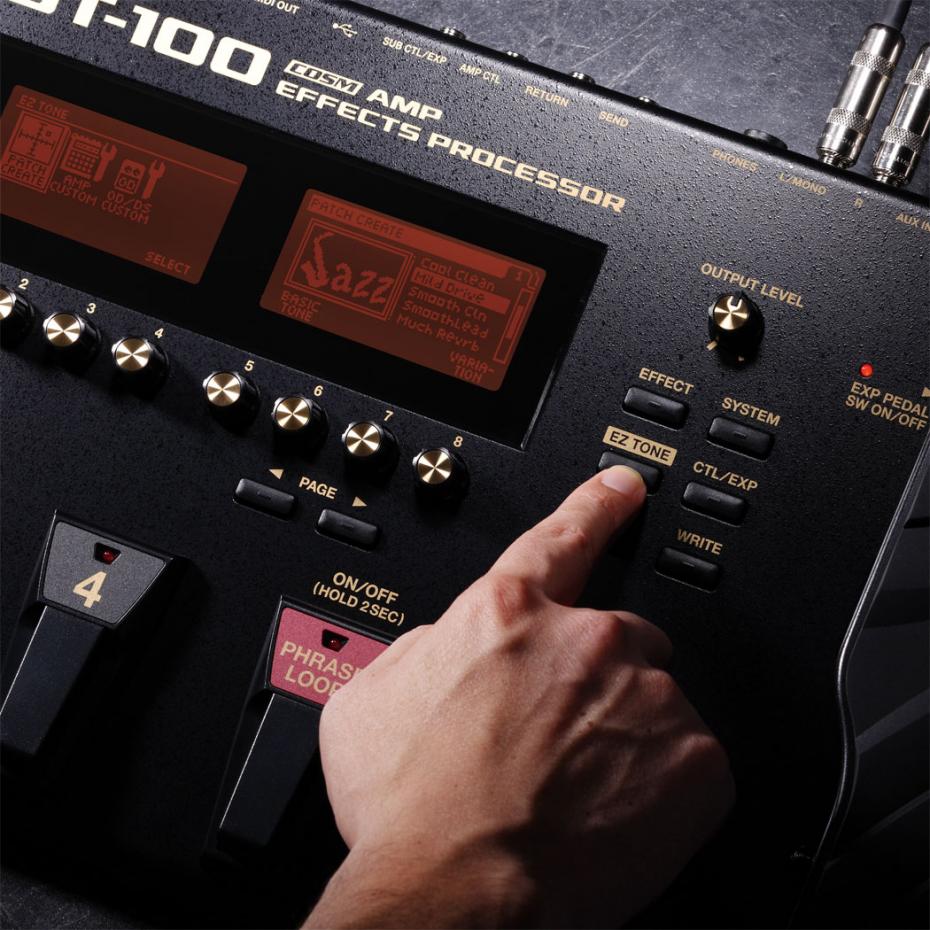 Boss GT-100 Multieffekt und Amp-Modeling
