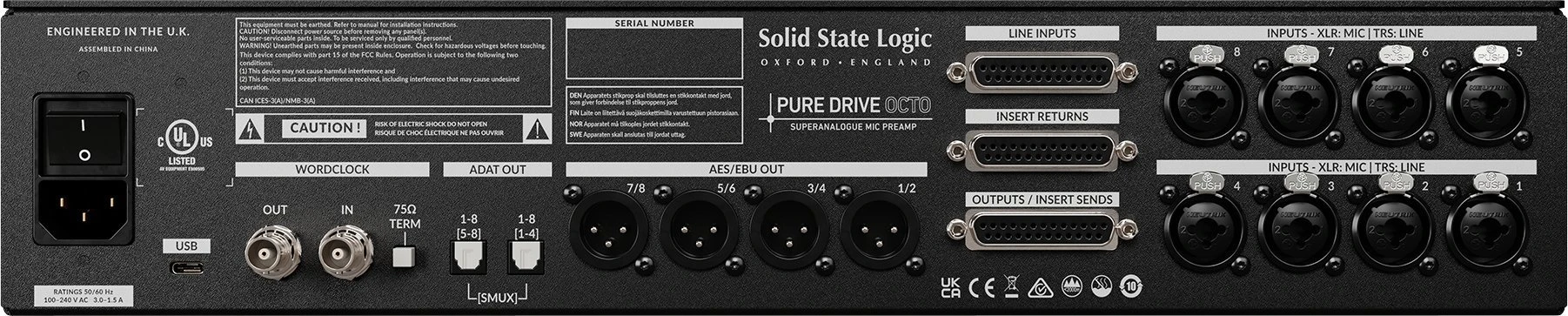 SSL Pure Drive Octo