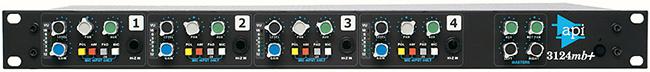 API 3124 MB+ 4-fach MicPreamp/Mixer