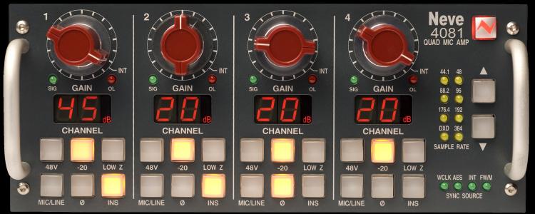 Neve 4081 4 Channel Remote Mic-Preamp