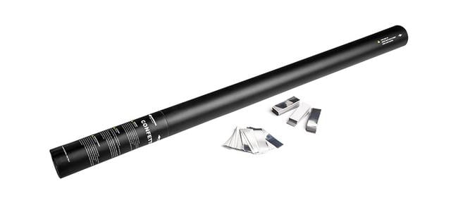 Magic-FX Handkanone 80cm Confetti Weiß/Silber