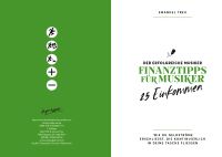Songwriting Finanztipps für Musiker - 25 Einkommen