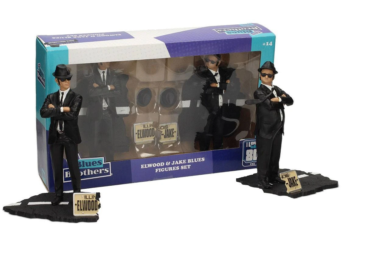Blues Brothers Movie Icons Statuen Doppelpack Jake & Elwood