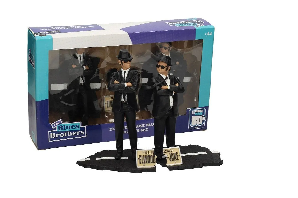 Blues Brothers Movie Icons Statuen Doppelpack Jake & Elwood