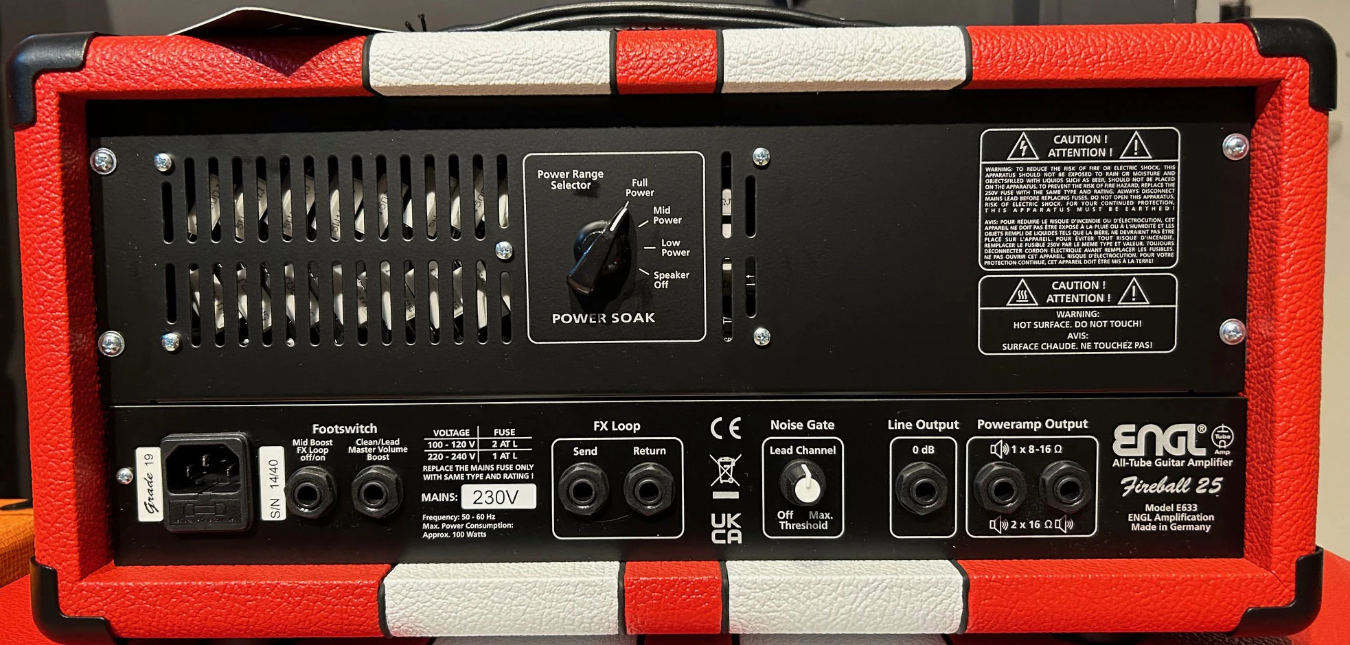 ENGL E633 Fireball 25 40th Anniversary Limited