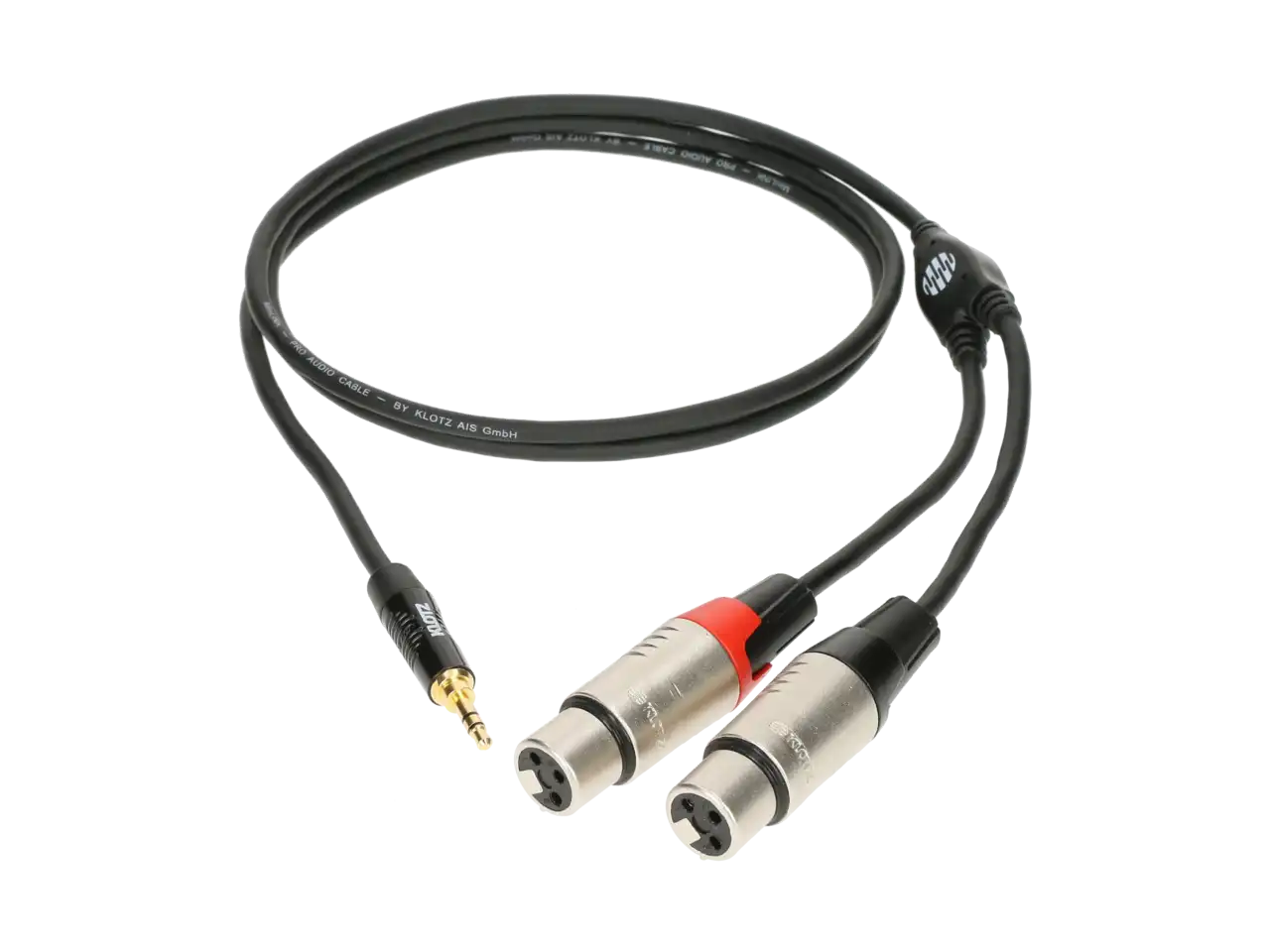 Agurdes Cables 1xStereo Miniklinke 3,5mm-2xXLRfemale 1,8m