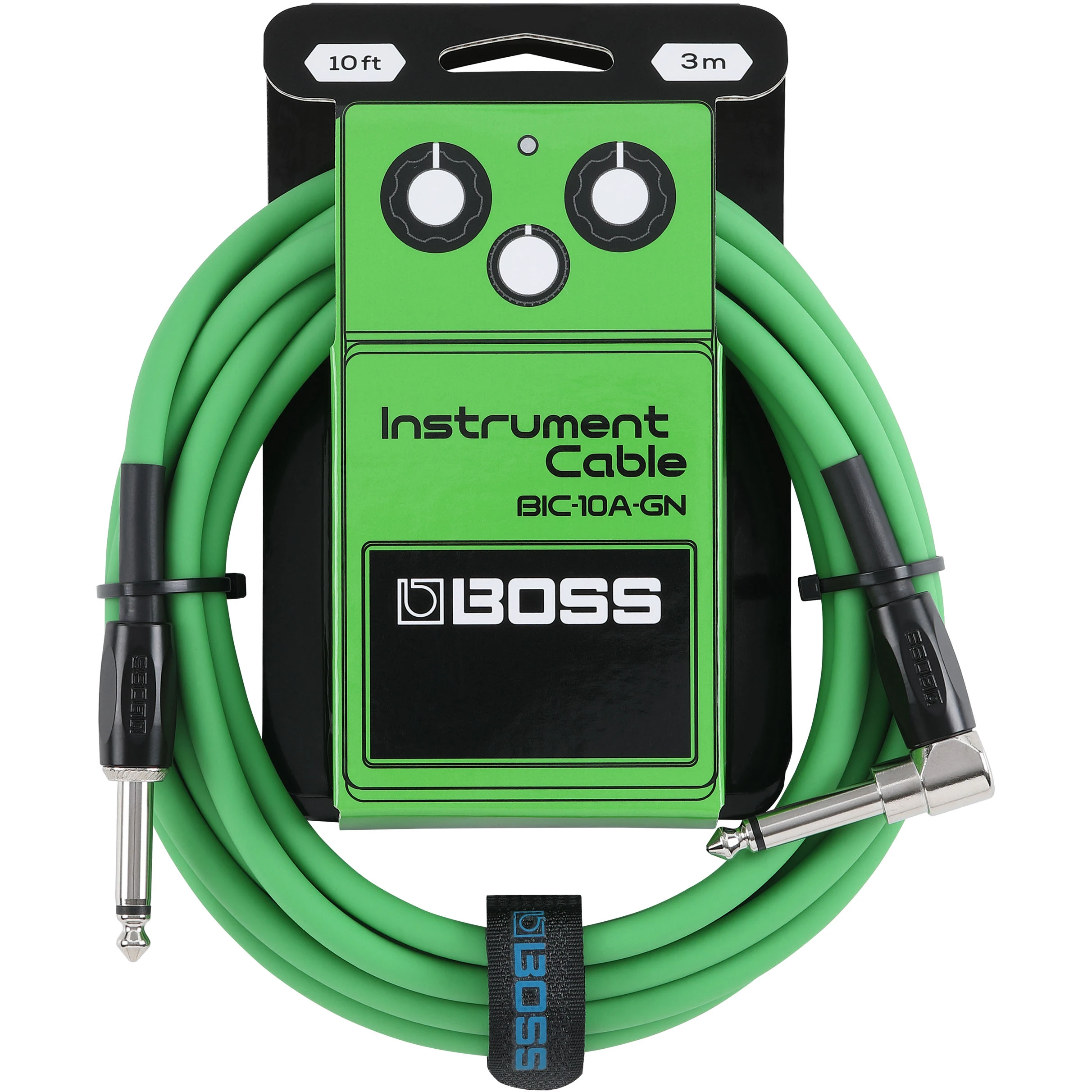 Boss BIC-10A-GN Instrumentenkabel 3,0m grün