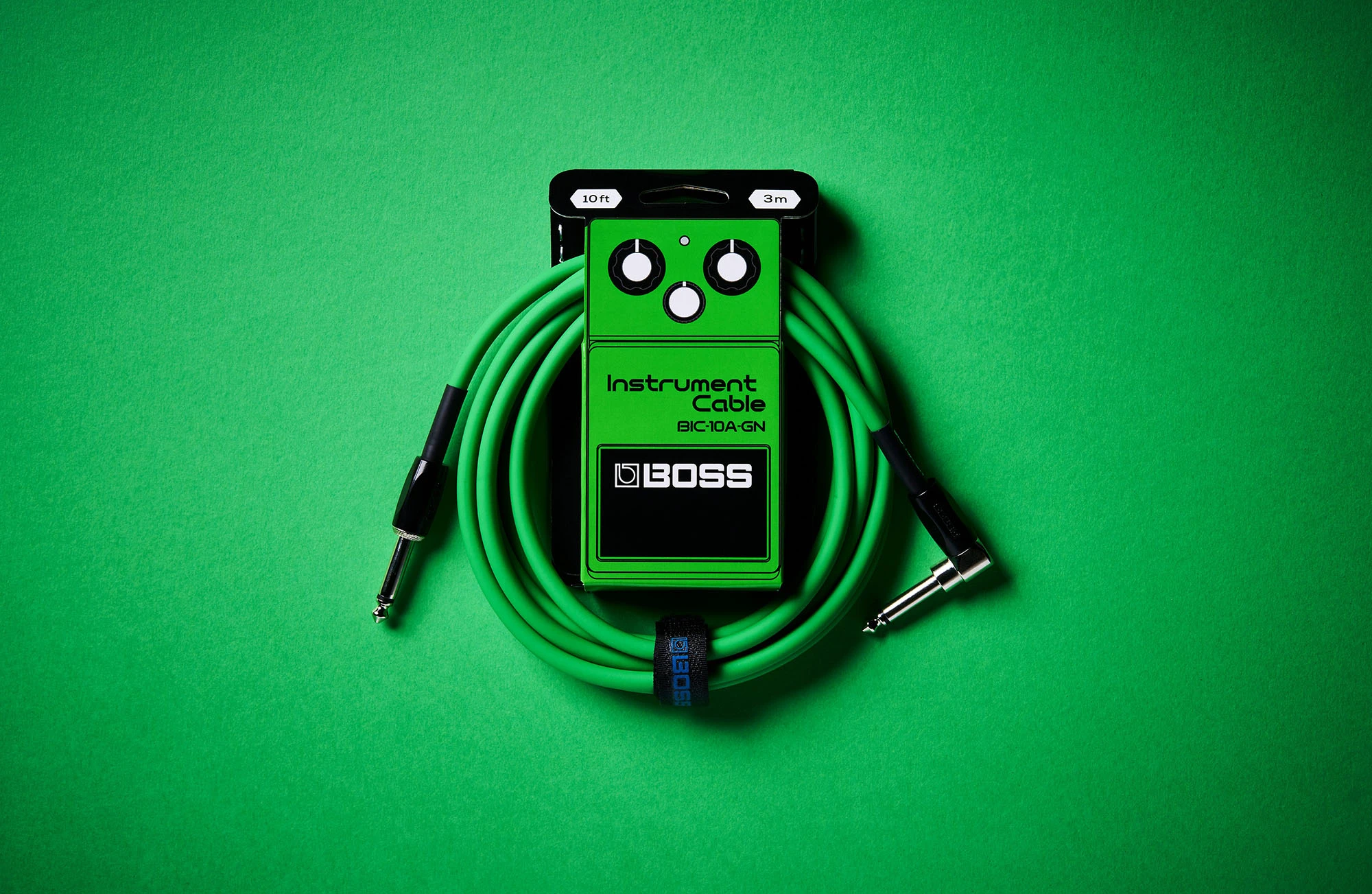 Boss BIC-10A-GN Instrumentenkabel 3,0m grün