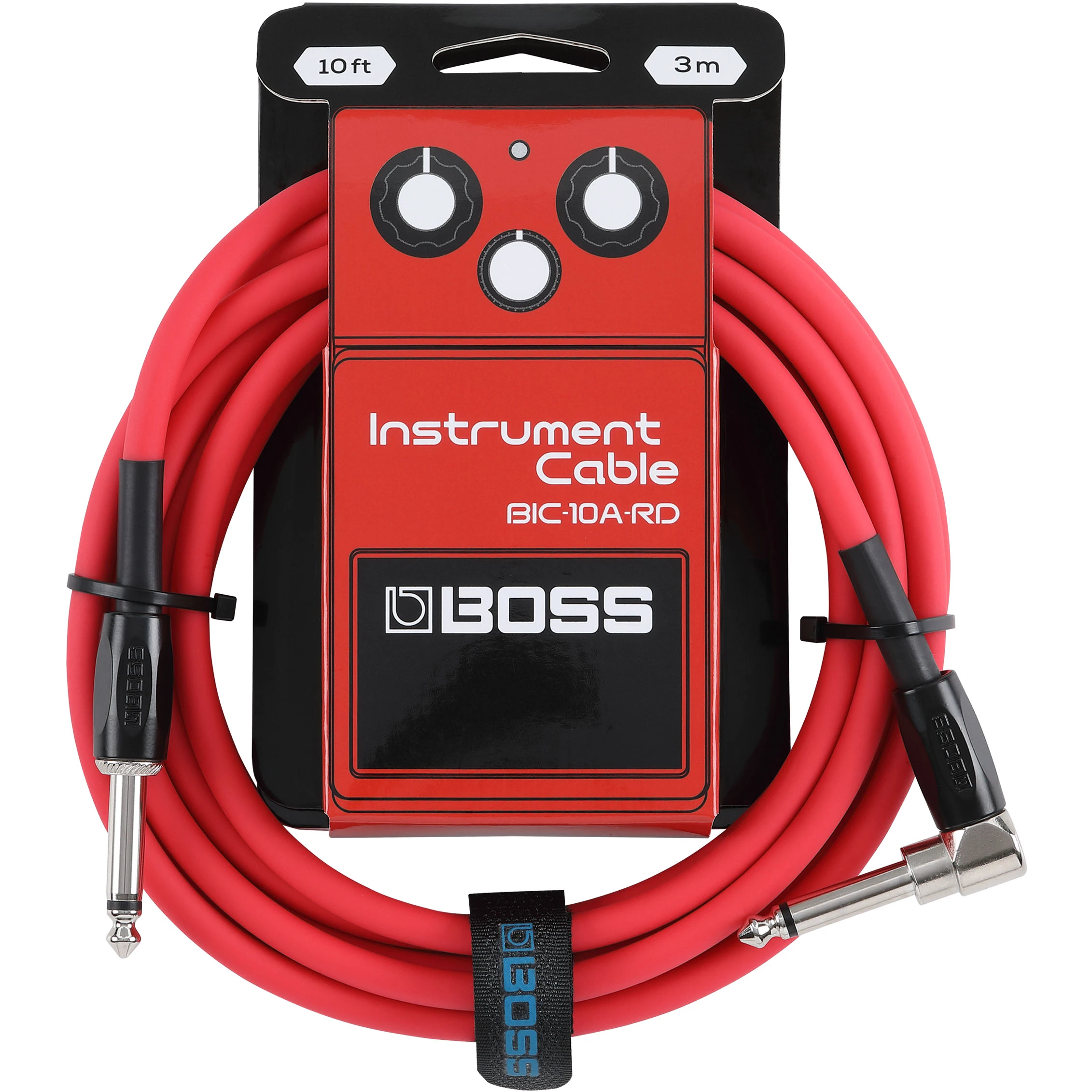 Boss BIC-10A-RD Instrumentenkabel 3,0m rot