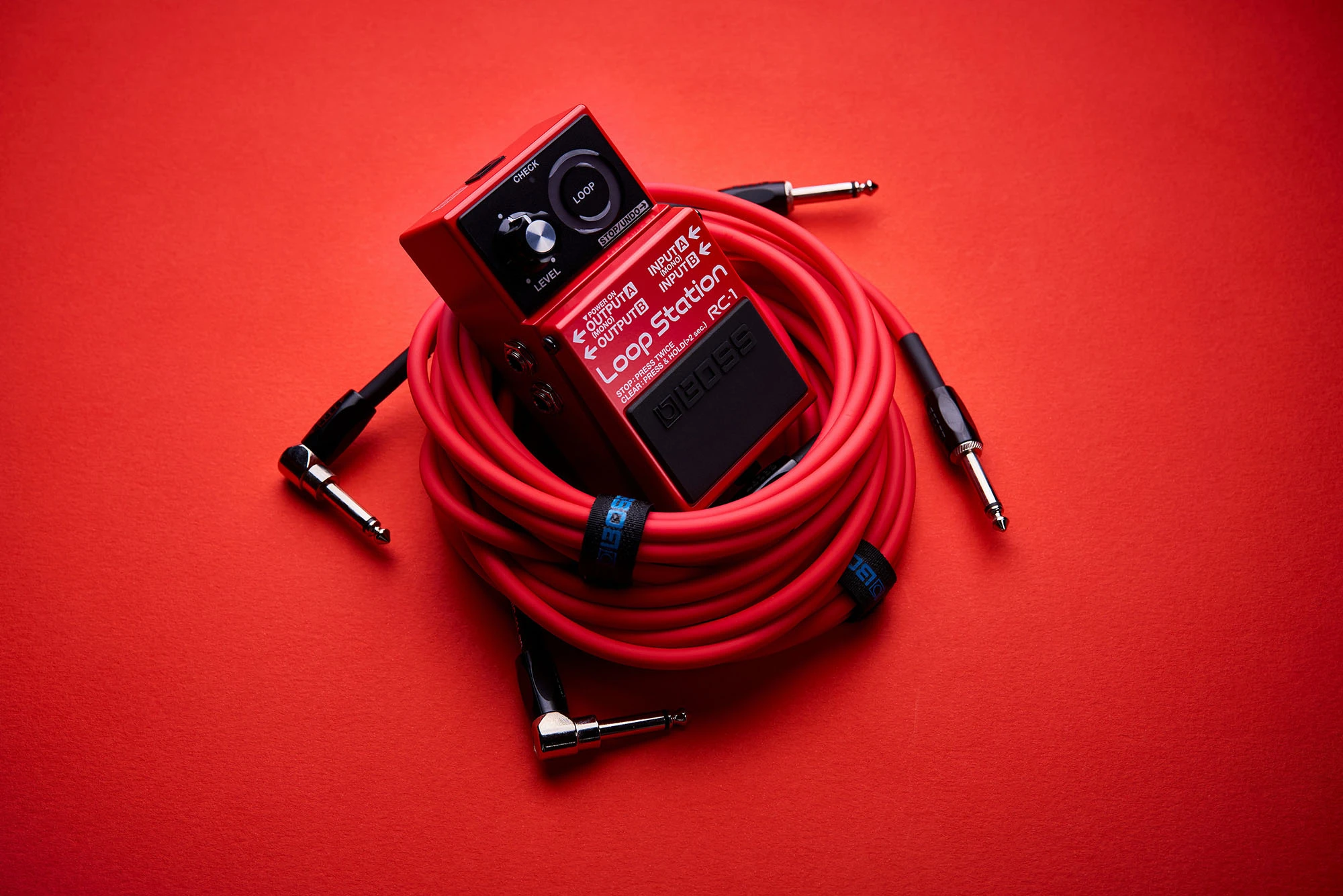 Boss BIC-10A-RD Instrumentenkabel 3,0m rot