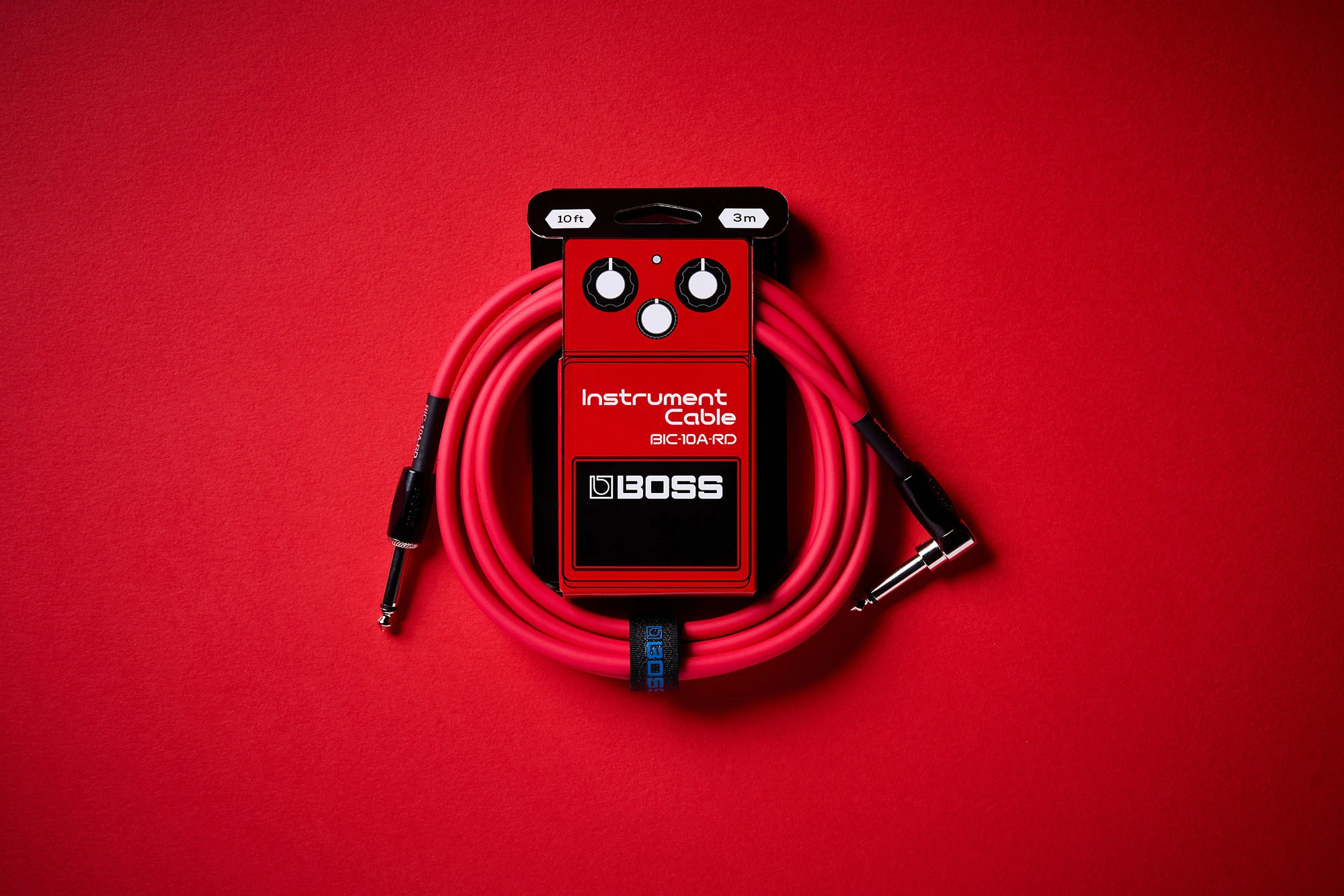Boss BIC-10A-RD Instrumentenkabel 3,0m rot