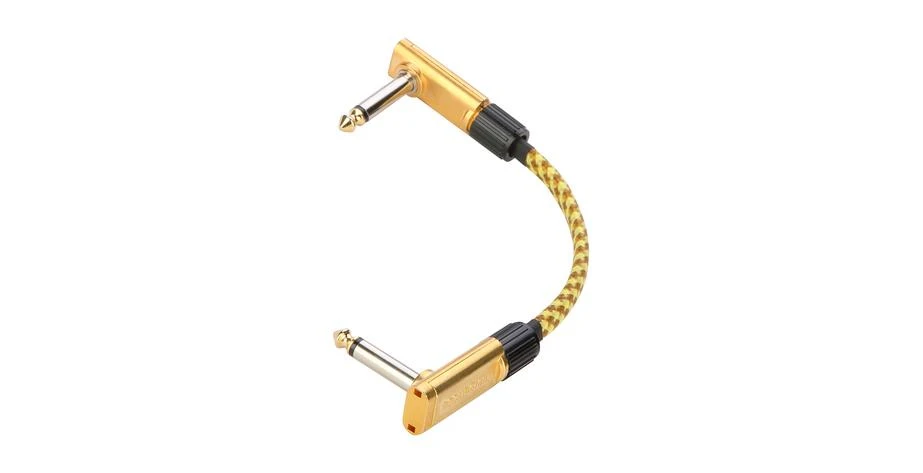 RockBoard Vintage Tweed Series Flat Patch Cable - 10 cm / 3 15/16