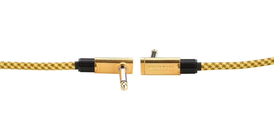 RockBoard Vintage Tweed Series Flat Patch Cable - 10 cm / 3 15/16