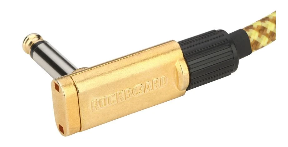 RockBoard Vintage Tweed Series Flat Patch Cable - 10 cm / 3 15/16