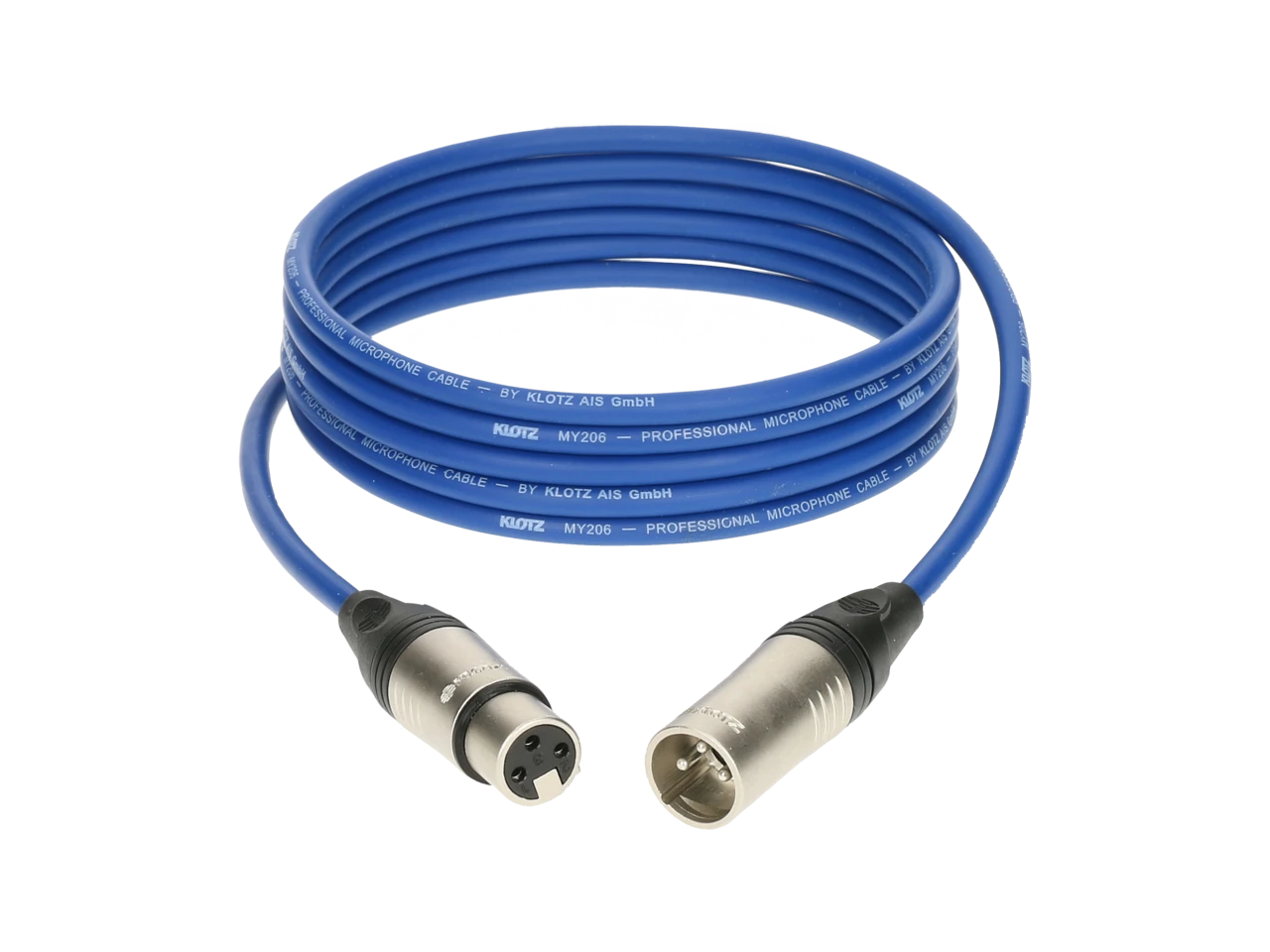 Klotz Cables M1 XLRFem - XLRMale Blau 10,0m