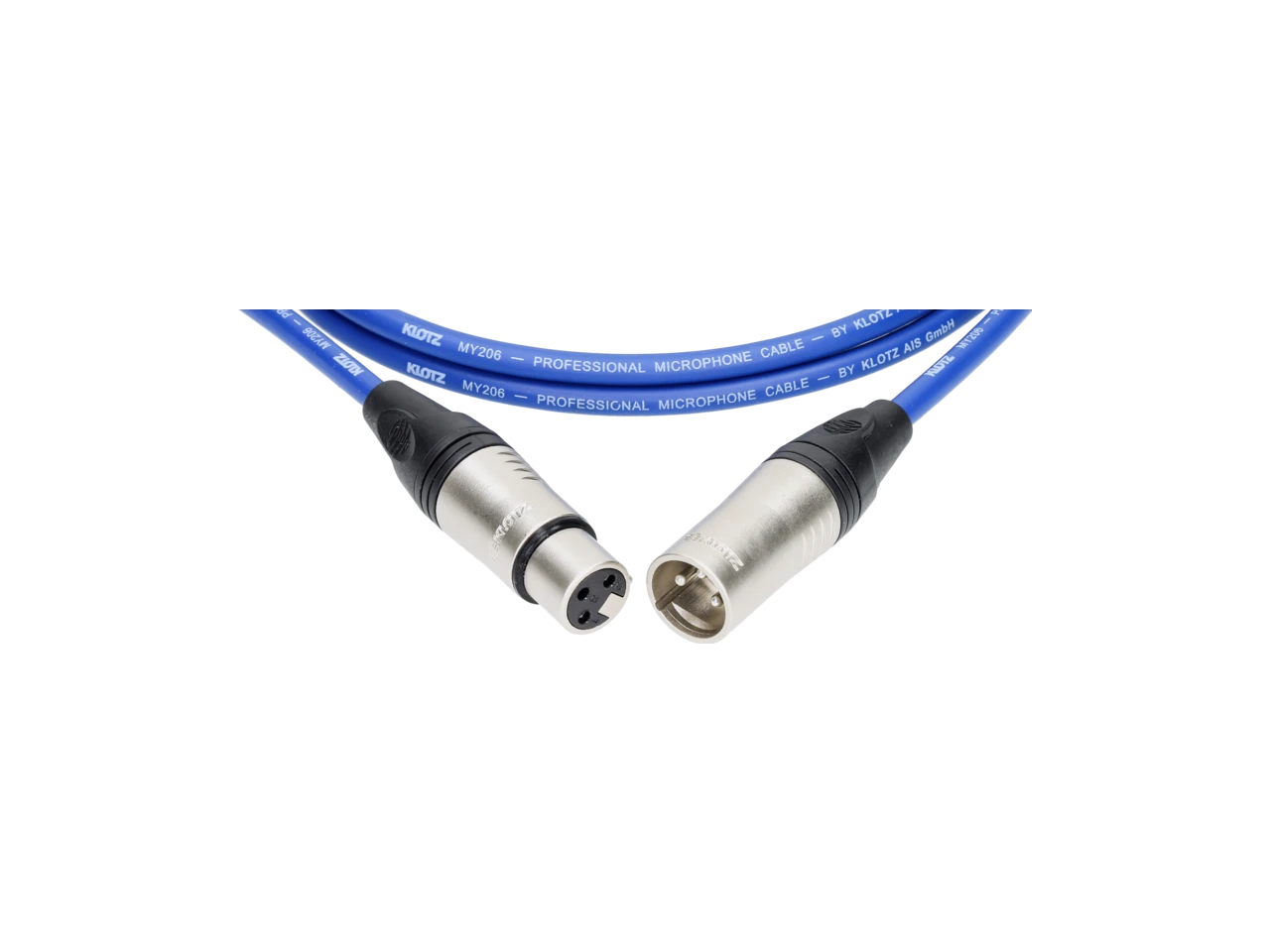 Klotz Cables M1 XLRFem - XLRMale Blau 10,0m