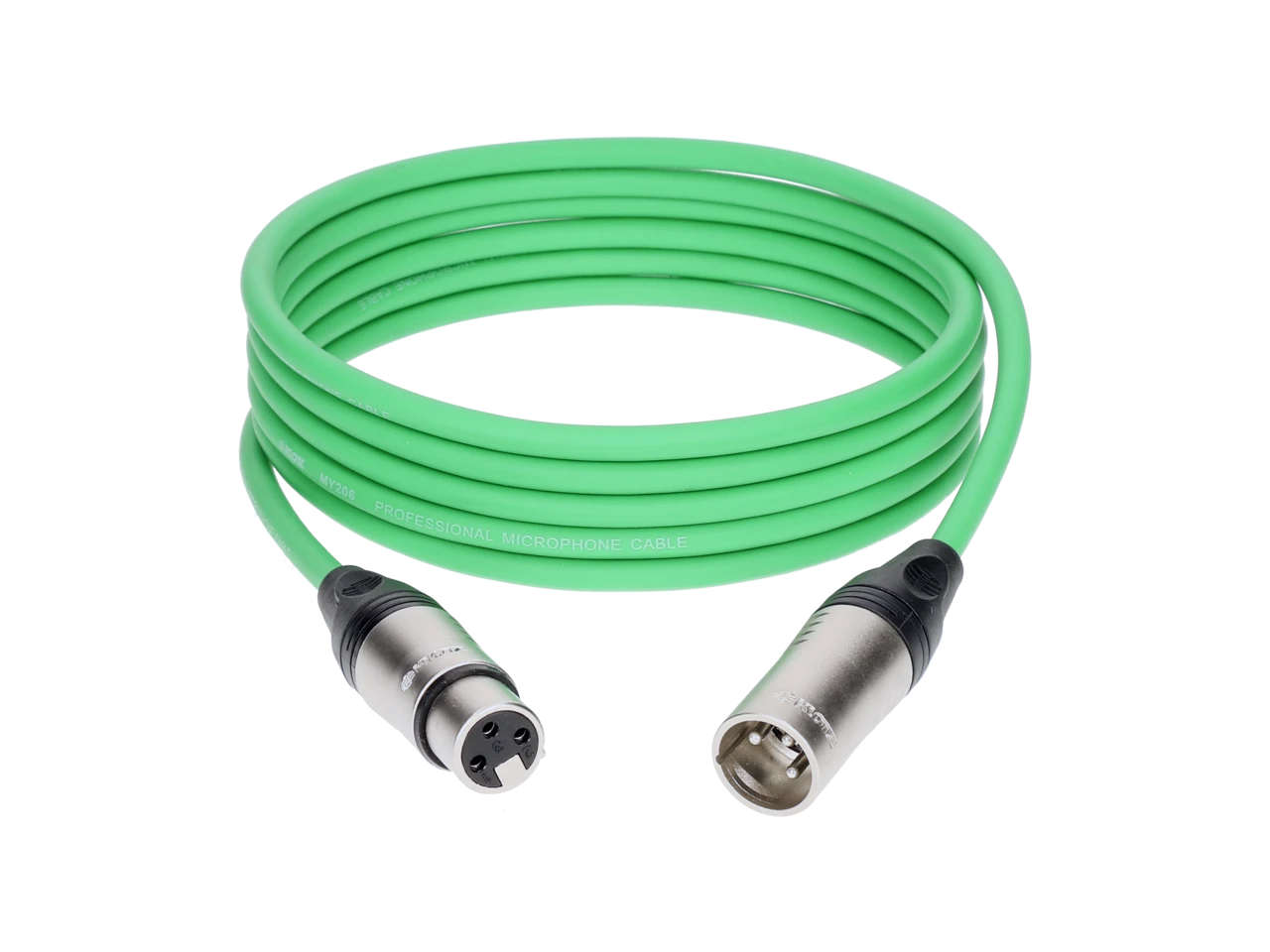 Klotz Cables M1 XLRFem - XLRMale Grün 3,0m
