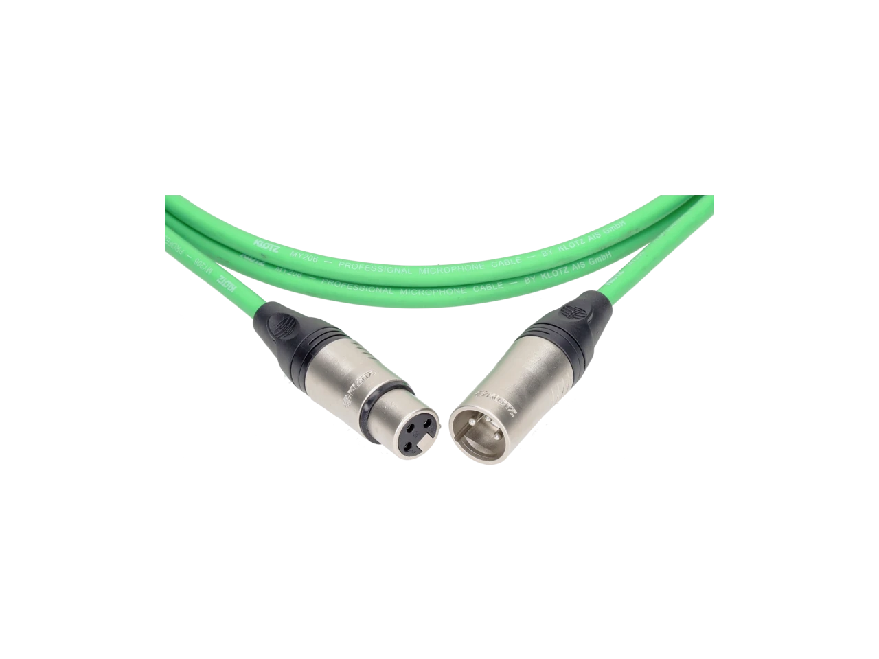 Klotz Cables M1 XLRFem - XLRMale Grün 3,0m