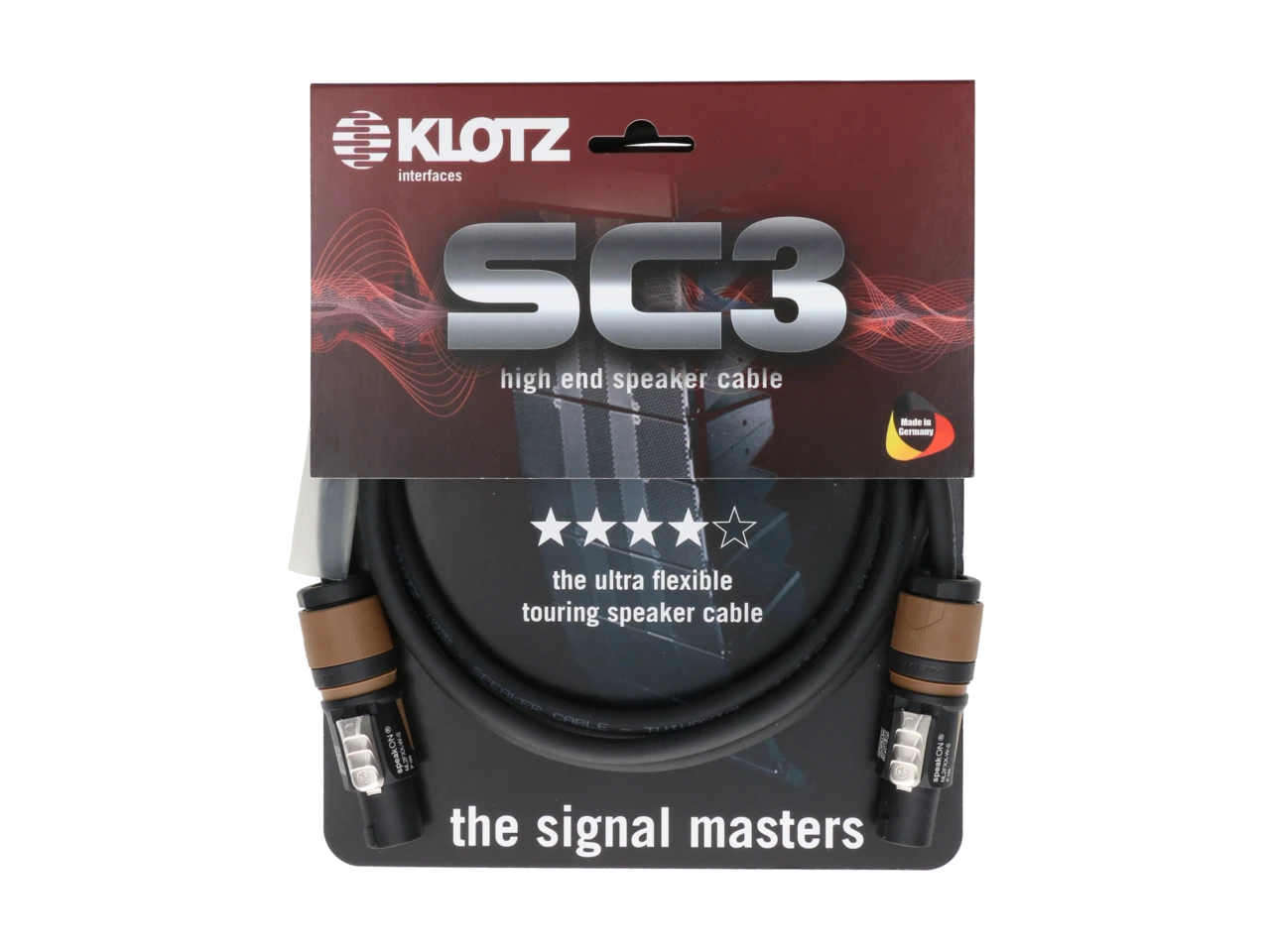 Klotz Cables SC3-L2FF1500 Speakon-Speakon 15m